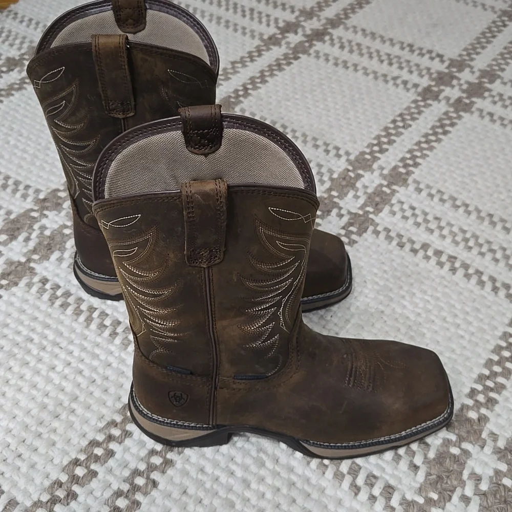 Ariat Women's Anthem Waterproof Western Workboot - Picture 9 of 12